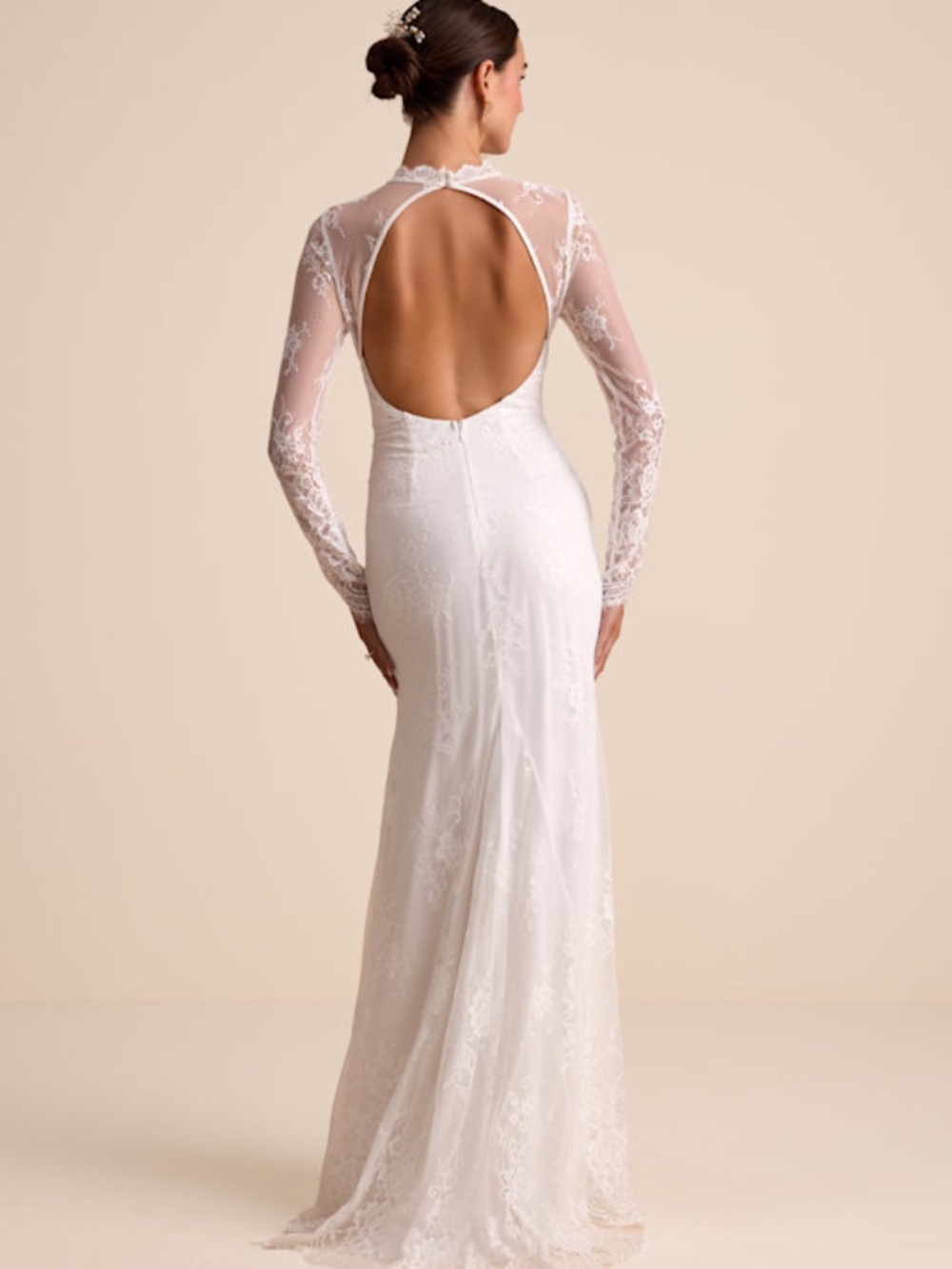 Lulus Laveau White Lace Bustier Backless Mermaid Maxi Dress - Size X-Small